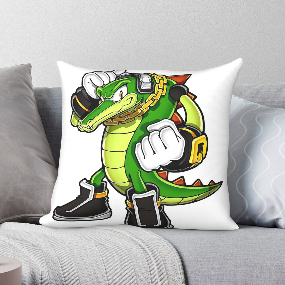 Home Decor Vector - Vector The Crocodile Federa per cuscino