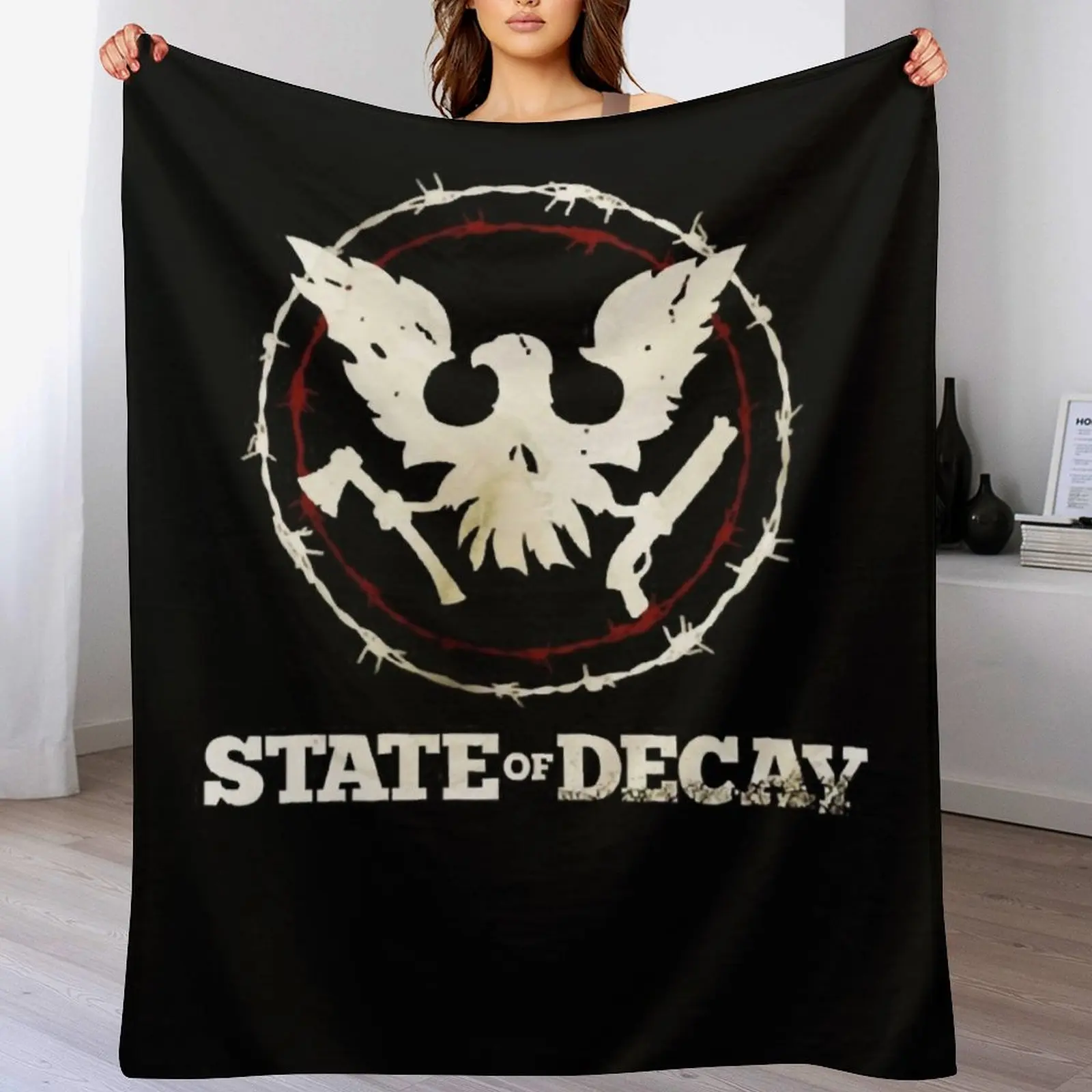 Home Decor Logo Design - Coperta con logo State Of Decay,