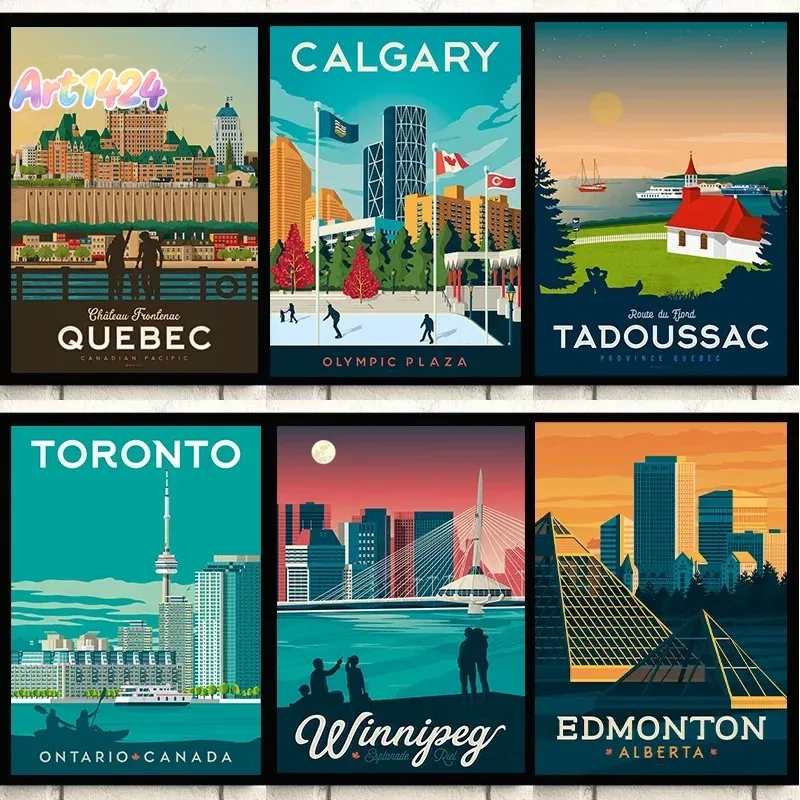 Home Decor Canada - Poster di Viaggio delle Città del