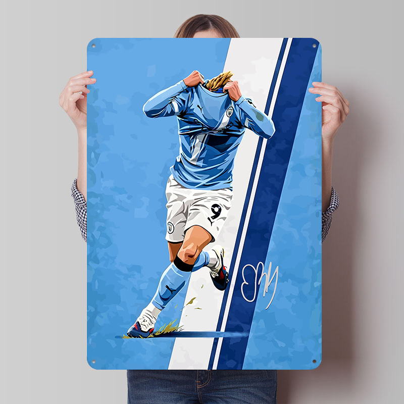 Home Decor Vector - Poster con Stampa Vettoriale di Haaland9,