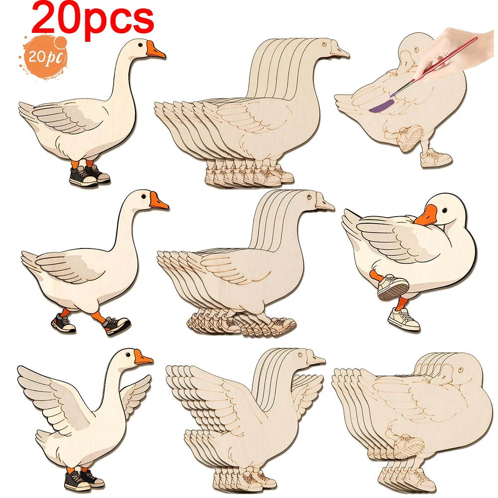Home Decor Kit - Set di 20 Pezzi in Legno