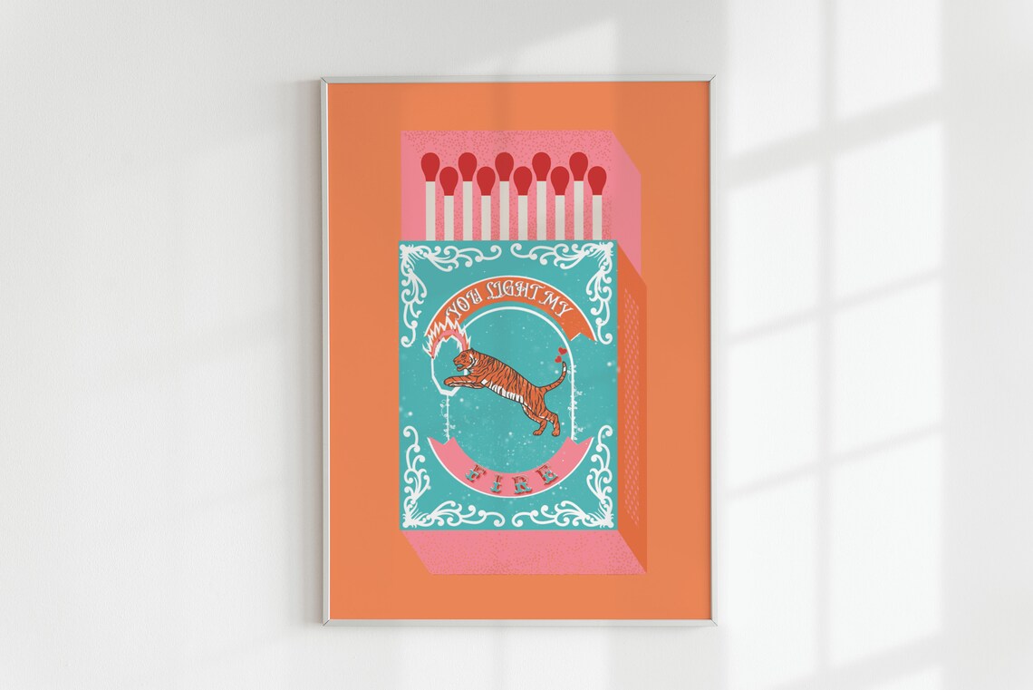 You Light My Fire Orange Match - Home Decor Kolkata recensione e prezzo
