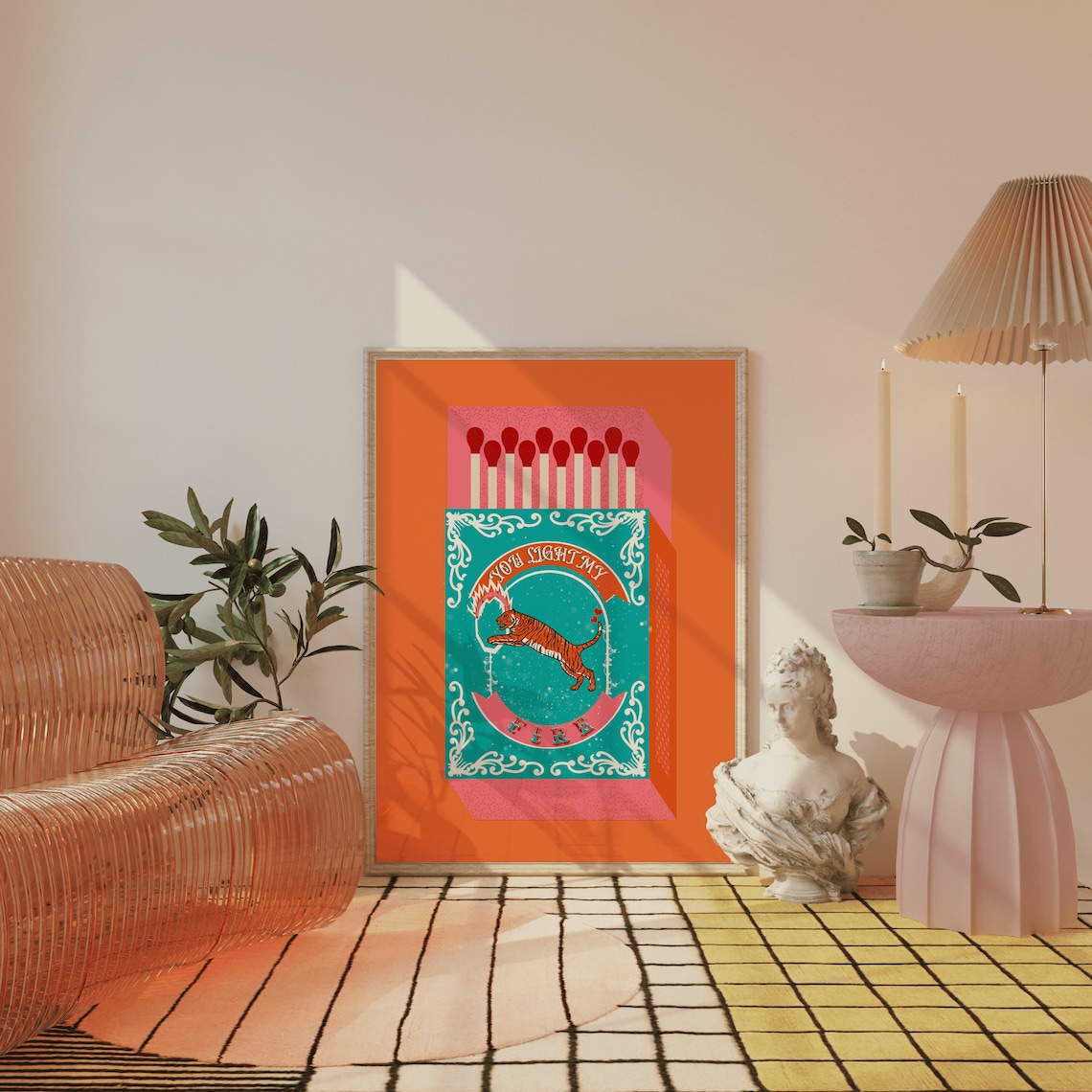 You Light My Fire Orange Match - Home Decor Kolkata recensione e prezzo