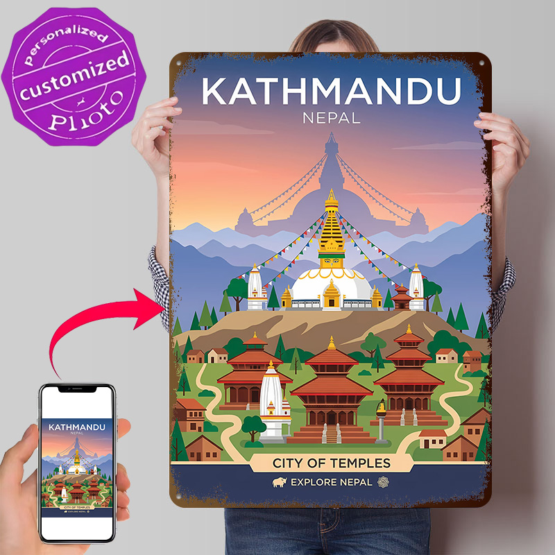 Poster in Metallo 3D Personali - Home Decor Kathmandu recensione e prezzo