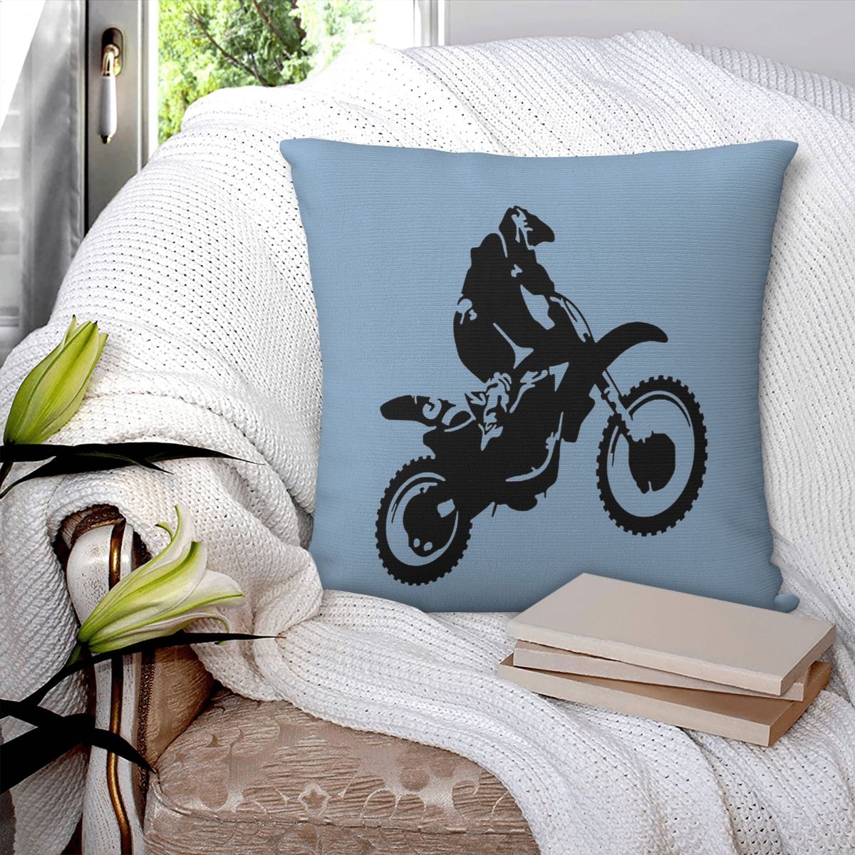 Moto X Dirt Bike Monotone Vect - Home Decor Vector recensione e prezzo