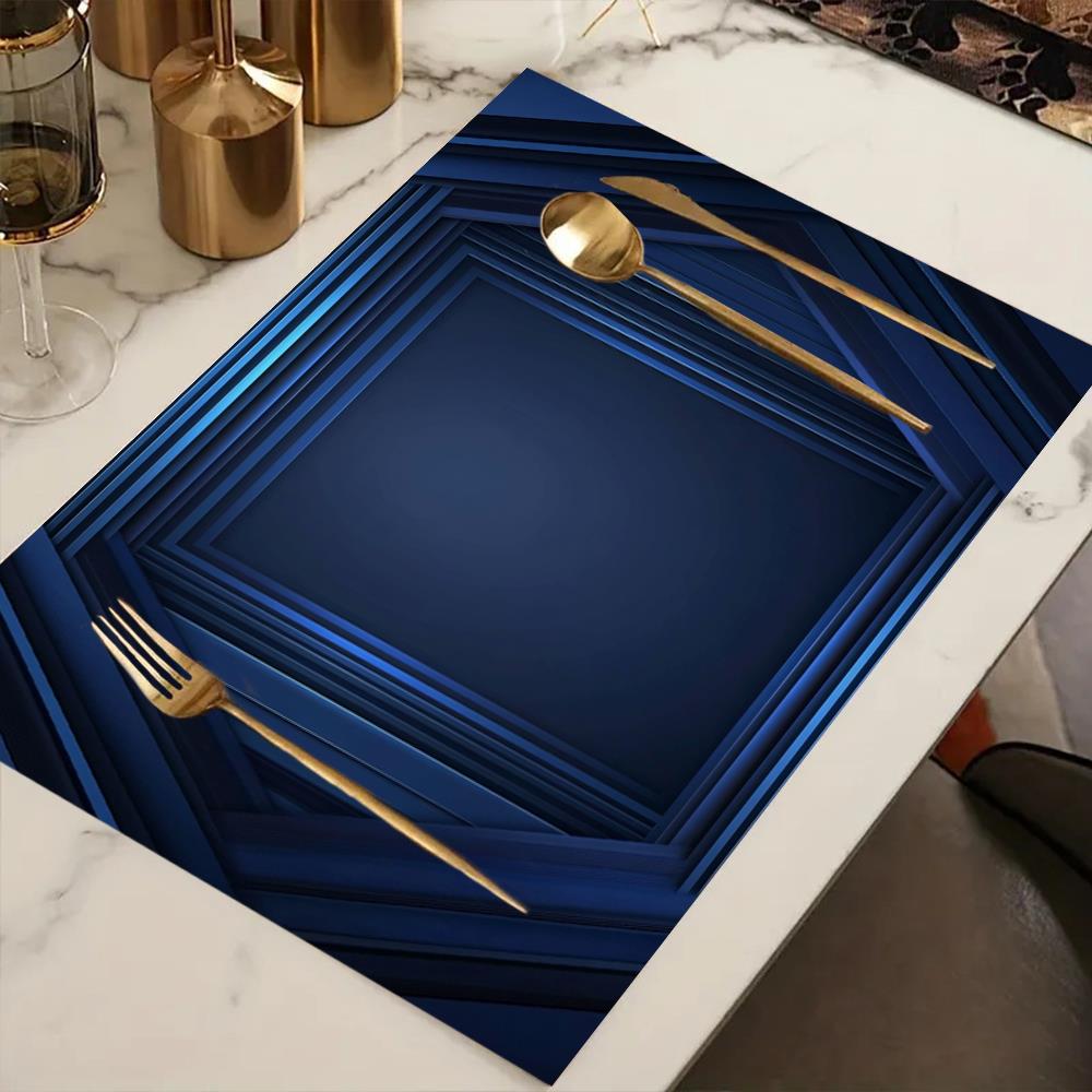 1 pz. Tovaglietta blu a righe  - Home Decor Vector recensione e prezzo