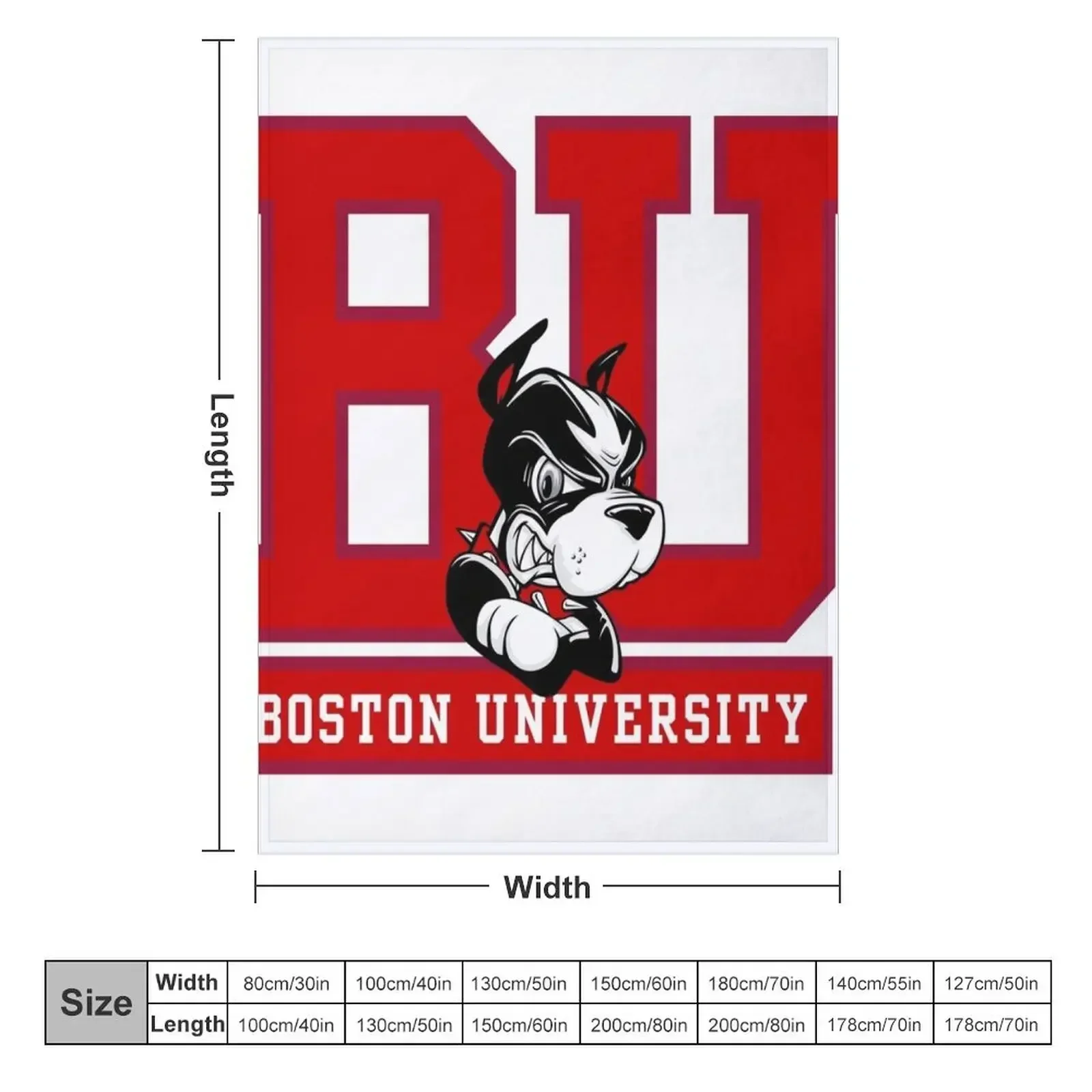 Coperta con Logo dei Boston Te - Home Decor Logo Design recensione e prezzo