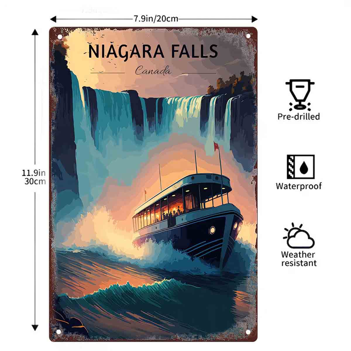 Insegna da parete in metallo 2 - Home Decor Canada recensione e prezzo